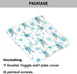 Blue Green Turtle Toggle Light Switch Covers Nautical Beach Sea Turtle 2-Gang Wall Plate for Bedroom Bathroom