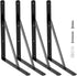 STARVAST 4 Pack Heavy Duty Shelf Brackets 11.8 x 7.5 inch, Floating Shelves