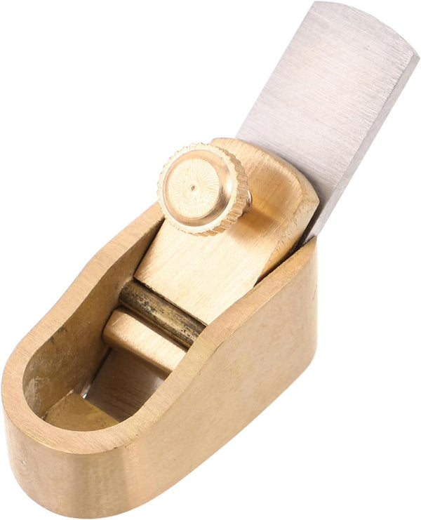 Toyvian Micro Brass Thumb Planer Tool for Violin Making Precision Mini Hand