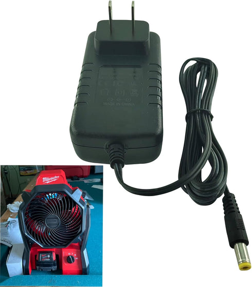 23-81-0701 Class 2 Power Adapter Replacement for Milwaukee M18 Jobsite Fan Power Supply