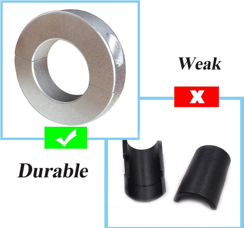Chair Saver Kit for Repairing Sinking Office Chair Gas Lift Cylinder Holder Without Replacement, Silver