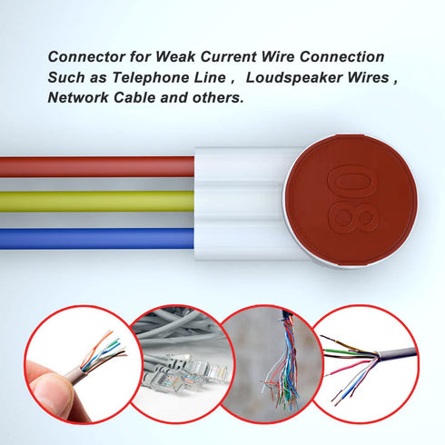 UR2 IDC Butt Connector Self-Stripping, Insulated and Moisture-Resistant for 2- or 3-Wire Connections