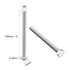 uxcell M8 x 100mm A2 Stainless Steel Fully Threaded Hex Head Screw Bolt (5 Pcs)
