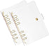 PATIKIL A6 Clear Binder Cover - 2Pcs Soft PVC Loose Leaf Binder Protector Refillable Notebook Shell with Snap Button