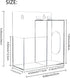 Countertop, 2 SEANADO Face Mask Dispenser and Hand Sanitizer Holder Stand Wall Mount or Hygiene Station