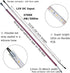 6 20 Inches 24W, 1800 2700K. Counters Closet Workshop-(6-Strip-2700K) Litever Under Cabinet Lighting Kit, PCS Flexible