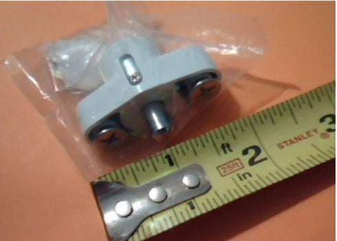 High Velocity Hurricane Shutter Lock Kit - White Accordion Hardware with Matching Key