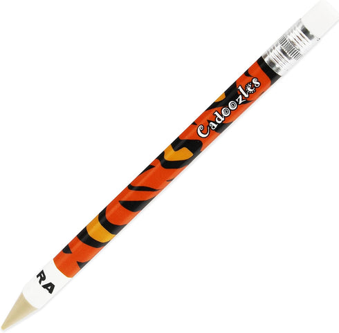 Zebra Cadoozle Mini Mechanical Pencil - 0.7mm Lead - Novelty Tiger Animal Print - Pack of 10 by Zebra Pen (UK) Ltd