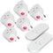 SURNICE Mini Remote Control Outlet Plug, 10A Wireless Light Switch Plug for Household Appliances, 5 Outlets + 2 Remotes