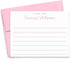 Personalized Lined Stationery for Girls, Personalized Stationary for Girls, Custom Kids Thank
