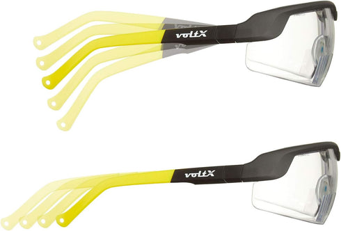 voltX GT ADJUSTABLE Bifocal Reading Safety Glasses (Clear Lens +1.5) - Anti-Fog, UV400, Scratch Resistant, Adjustable