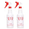 Plastic Spray Bottle 2 Pack, 32 Oz Heavy Duty Leak Proof Mist Sprayer for Cleaning, Hair, Planting, Red