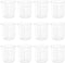 12 Pcs 3.4 Oz Transparent Lab Measuring Cup, 100ml Plastic Beaker Cups for Science Experiments