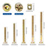 GDFYMI Set, (25-Set M640mm/50mm/60mm/70mm/80mm) Crib Screws Replacement Delta Crib Screws Hex Socket Cap Bolts Barrel