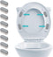iFealClear 8 Pcs Universal Toilet Seat Bumpers for Bidet, Toilet Lid Rubber