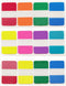 KICNIC Sticky Index Tabs 240 Pcs, 1 Inch Divider Tabs, Self-Adhesive Page Marker Bookmark, 3 Dispensers, 20 Pcs/Color