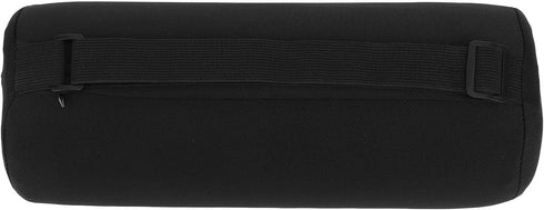 Qianjyvous 30x12 Lumbar Roll Pillow with Elastic Straps, Back Support Pillow for Chair and Car Seating, Memory Foam