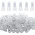 200 Pcs Closed End Crimp Connectors, 12-10 AWG Gauge Wire End Caps Protective Nylon Wire Crimps