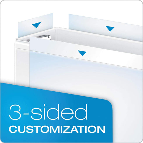 Cardinal 1 Inch Premier Easy Open 3 Ring Binder, ONE-TOUCH Locking Round Rings, 200-Sheet Capacity, ClearVue Cover,