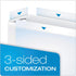 Cardinal 1 Inch Premier Easy Open 3 Ring Binder, ONE-TOUCH Locking Round Rings, 200-Sheet Capacity, ClearVue Cover,