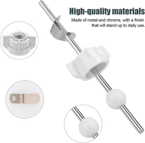 2pcs Lavatory Pop Up Center Piece Assembly, Sink Ball Pivot Rod Replacement for Price Pfister Stoppers