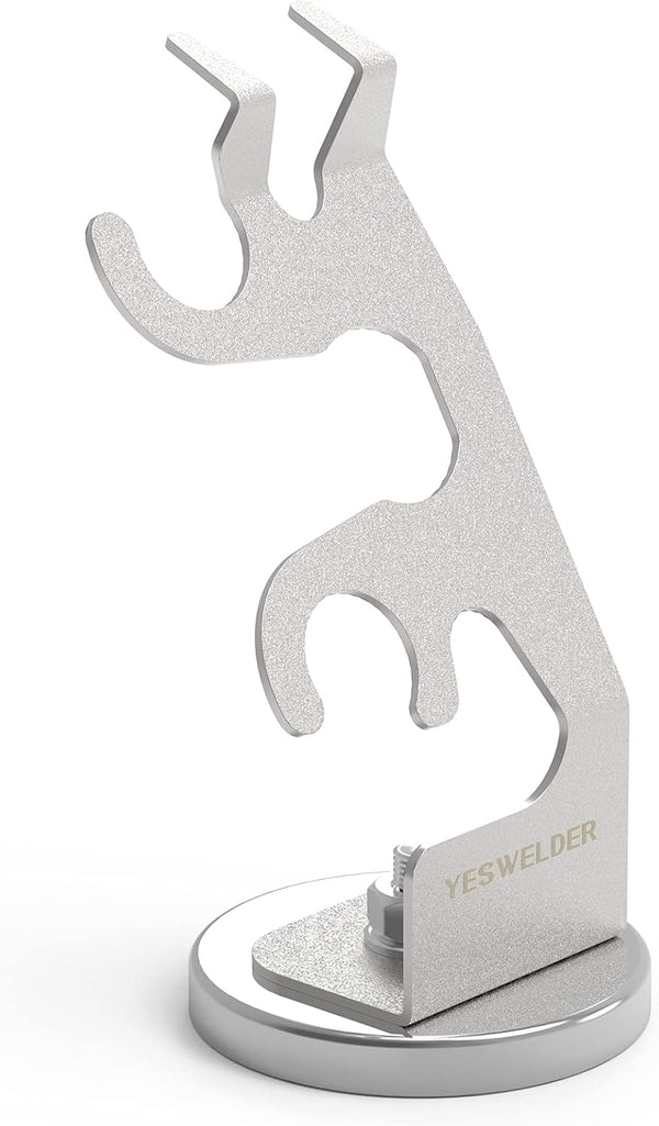 YESWELDER Welding Torch Holder - Magnetic for TIG Torches, Metal Stand with Strong Magnet Base