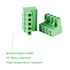 50PCS 2 Pin 5.08mm Pitch PCB Mount Screw Terminal Block Connector, Pluggable Quick Male Plug Connector