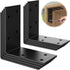 GZQIUYI 3x3 Inch 90 8 Pack Corner Bracket, Heavy Duty Galvanized L Brackets, Angle Corner Braces for Deck Posts, Wood