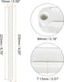 24Pcs 235mm uxcell Drawer Slides, - Plastic Drawer Rails, Side Mounted Grooved Guide Rails for Cabinet Drawers Bedside