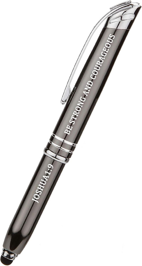 Personalized Engraved Pens, Catholic Faith Bible Verse Gifts for Men Women, Pastor Appreciation