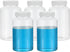 PATIKIL 5 Pcs 500ml Reagent Bottles, PET Wide Mouth Round Bottles with Screw Cap for Lab Storage