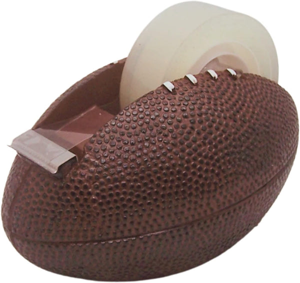 Football Tape Dispenser, Unique Sports Themed Desktop Accessory, Gift for Men, 4.75 Inches