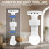 Generic E26/E27 Motion Sensor Light Socket Adapter, Screw-in Light Sensor Sockets for Automatic Control On/Off, Auto
