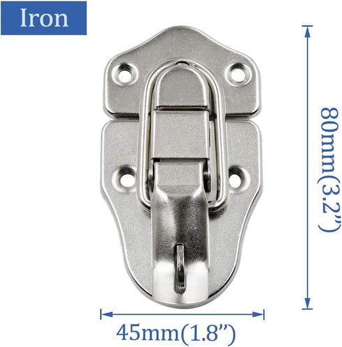 Yoohey 4PCS Toolbox Case Luggage Suitcase Hasps, Latches Buckle Lock Clasp