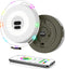DIBMS 1-Pack LED Camping String Light w/App Control, 19FT Rechargeable Multi-Color Waterproof