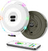 DIBMS 1-Pack LED Camping String Light w/App Control, 19FT Rechargeable Multi-Color Waterproof