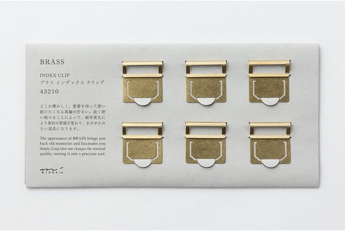 Brass Index Clip, Midori (43210006)