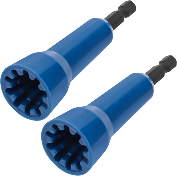 2pcs Wire Twisters Tool for Drill, Twisters for Wire Nut with 1/4" Chuck, Electrical Wire Twister Tools for Electricians