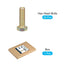 Hex Bolts (1/4-20x1") 50Pcs, Carbon Steel Zinc Plated Fully Threaded, Coarse Thread UNC Hex Head Screw Bolt for