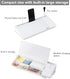 Varhomax Glass Desk Whiteboard with Wireless Charger, Desktop Dry Erase Board with Storage, Memo Notepad for Home Office