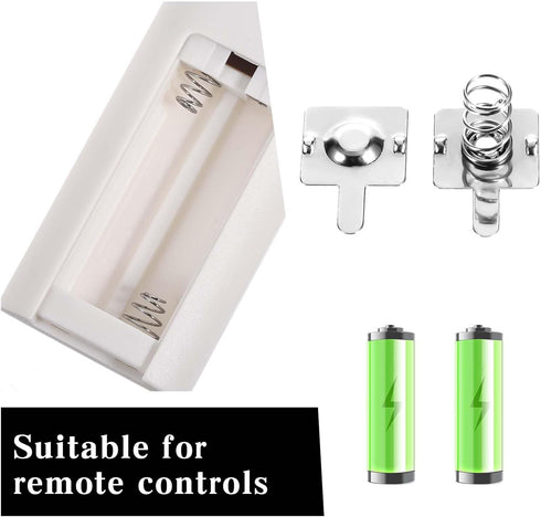 Psyqtsuary 12 Pairs Battery Contacts AA Battery Springs Battery Negative to Positive Conversion Spring Contact Plated