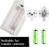 Psyqtsuary 12 Pairs Battery Contacts AA Battery Springs Battery Negative to Positive Conversion Spring Contact Plated