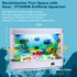 PTAHON Artificial Tropical Fish Decorative Moving Aquarium Lamp - Virtual Ocean Motion. Kids Fake Fish Tank, Baby