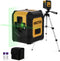 Nikotek Laser Level with Tripod, Self-Leveling Green Beam Horizontal and Vertical Cross-Line Laser