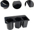 DimyFew 3 Desk Side Storage Organizer Box under Desk Organizer Portable Makeup Holder Modern Easy Install Box