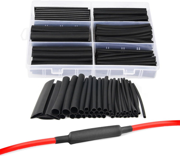 Nilight 130 Pcs Heat Shrink Tubing Kit - 3:1 Dual Wall Adhesive Sleeve Tube, Electrical Wire Cable Wrap with Storage