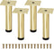M MIMHOOY Gold Furniture Legs 5 Inch Legs for Furniture Set of 4, Adjustable