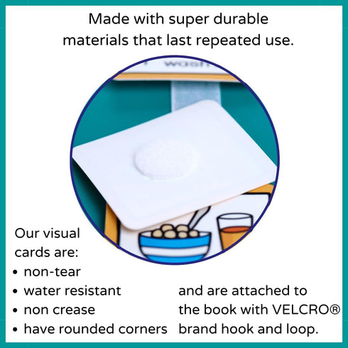 Visual Schedule Routine Chart with PECS Cards, Support Communication for Children, Toddlers, Autism, ADHD, Dementia