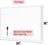 Mr. Pen Dry Erase Board, 18” x 24” with Black Marker, White Frame, Magnetic Whiteboard for Wall Use