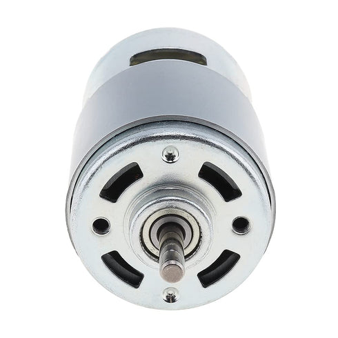 775 DC Motor 12-24V 12000RPM Large Torque Micro Motor for Power Tools/DIY Toys/Vacuum Cleaners Fans with Double Ball Bearing, High Speed DC Small Motor (1)